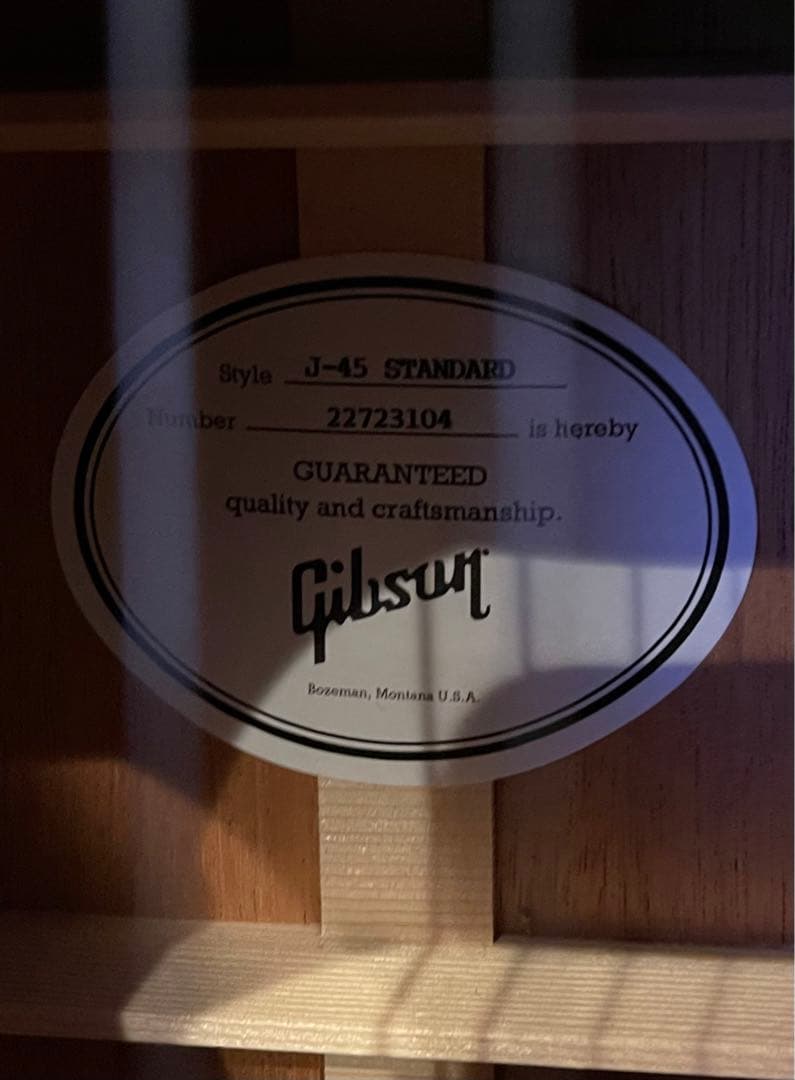 美品 Gibson J-45 standard