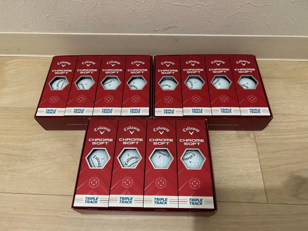 キャロウェイ　CHROME SOFT 24 トリプル・トラップ　36球　3箱