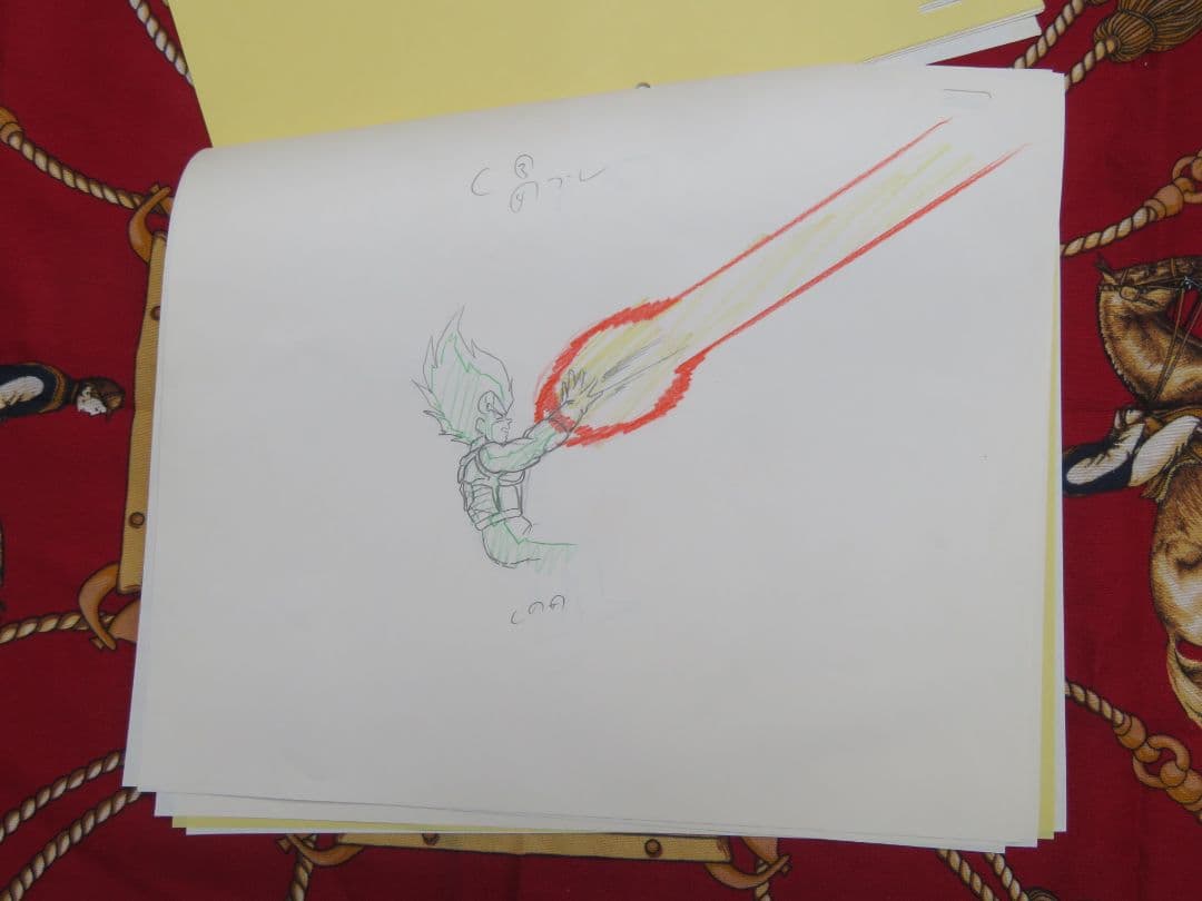 j*い様 ドラゴンボール セル画 原画 ベジータ フリーザ 当時品