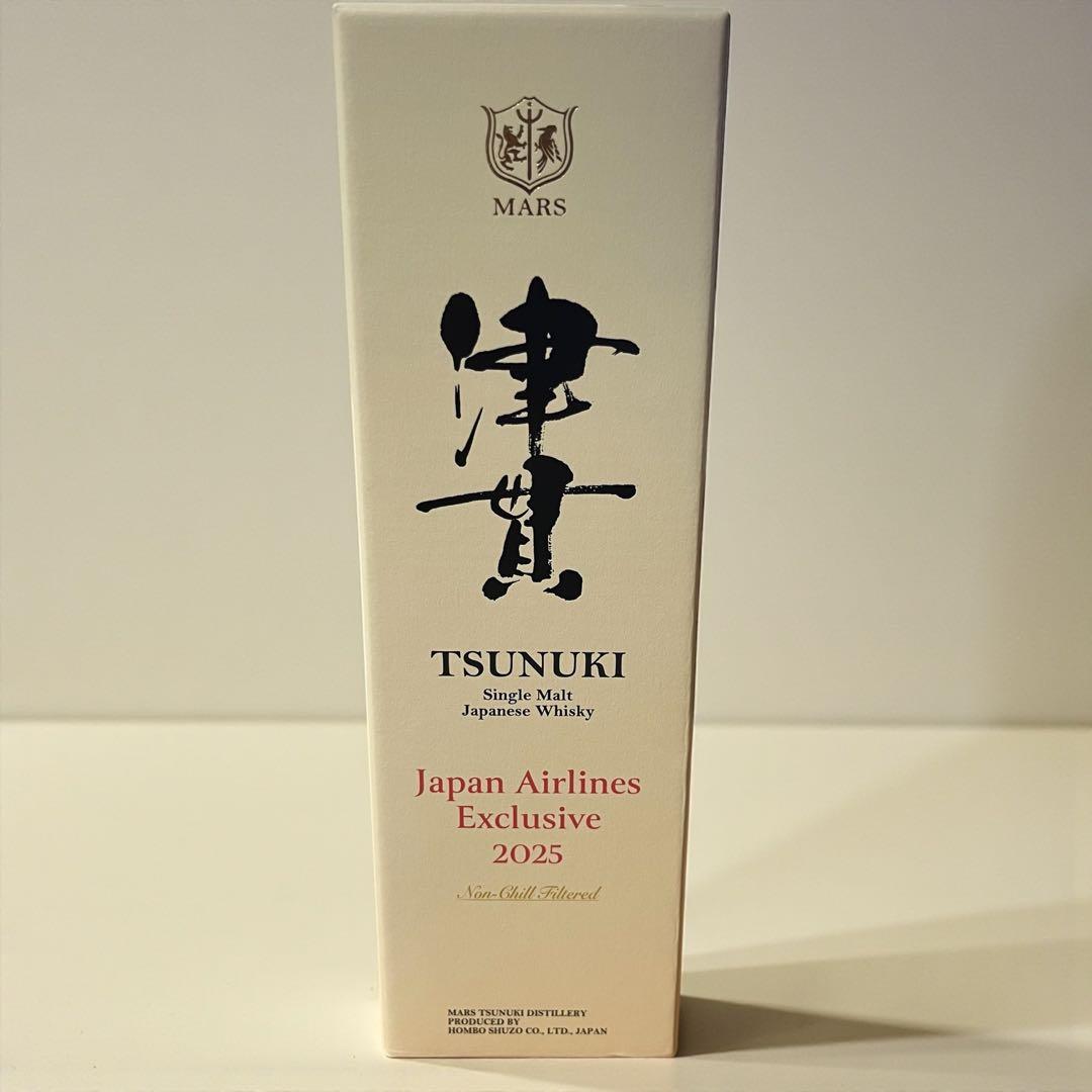 MARS 津貫シングルモルトウイスキー 2025年日本航空限定 ギフトラッピング