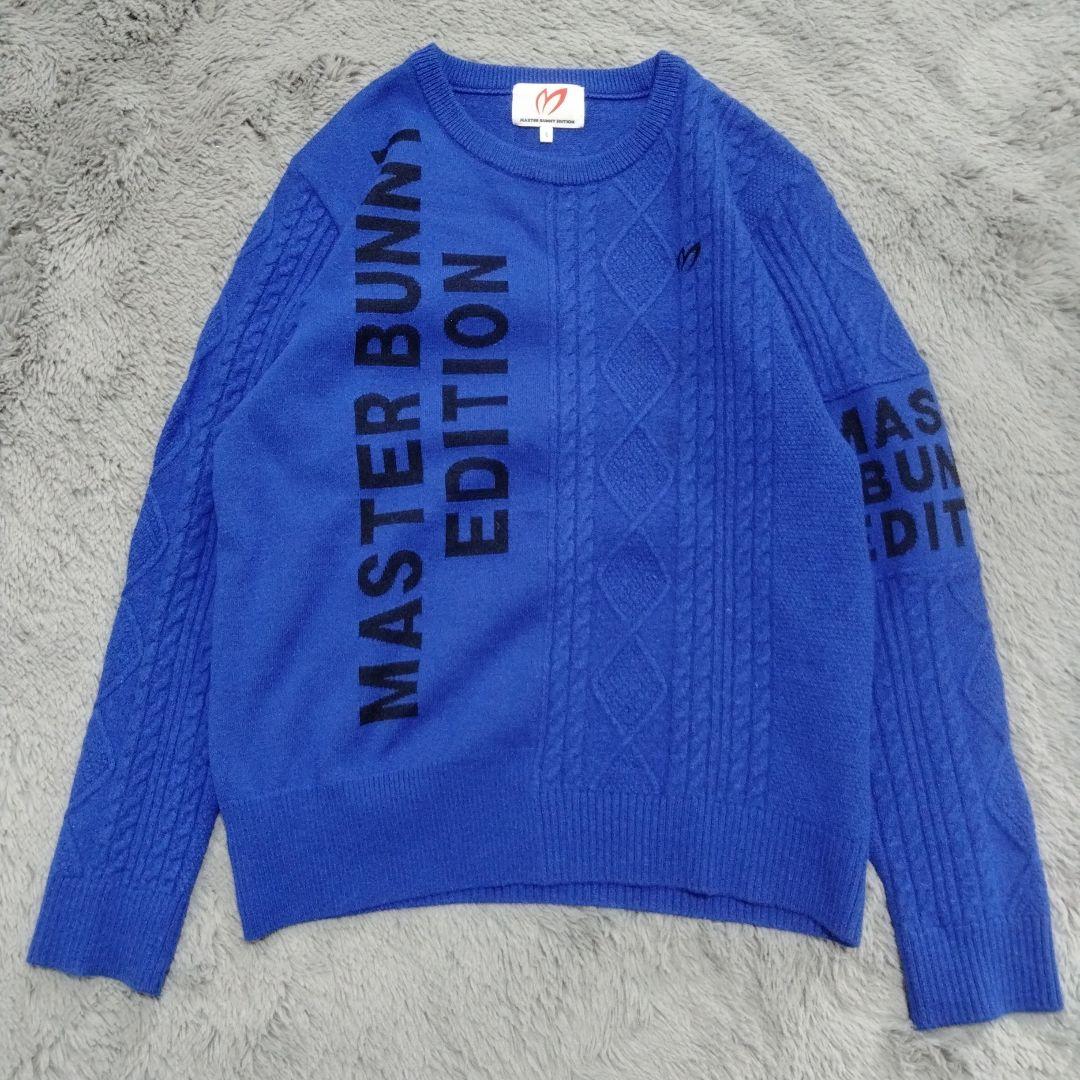 マスターバニー☆クルー*ニット☆LL メンズ　ゴルフ/スポーツ