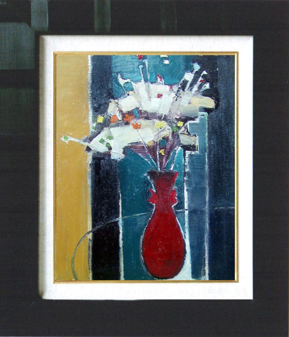 油絵 菅家令子 絵 絵画 インテリア F6-172023 花