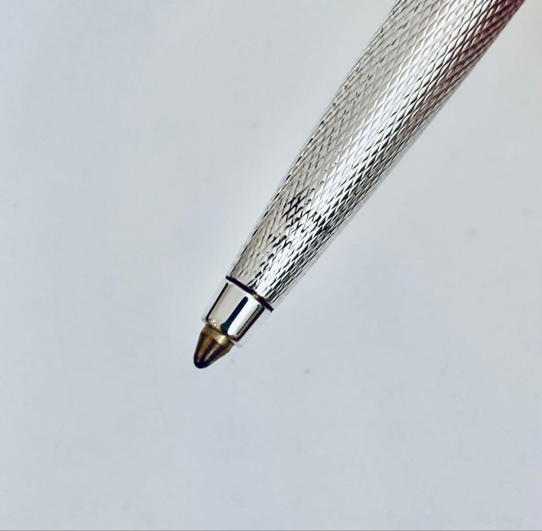 定価26,000円◆ダンヒル銀張りボールペンdunhillモンブラン製1980s