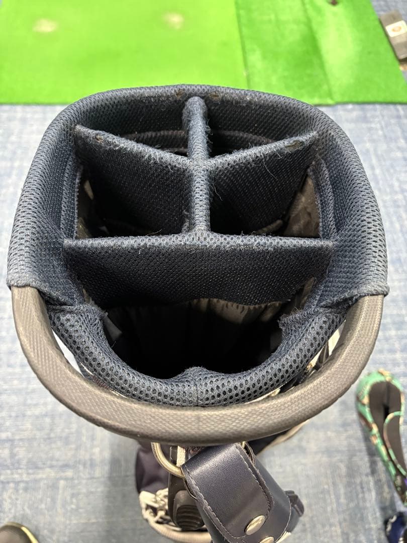 中古美品❗️PEARLY GATES ゴルフバッグ 89モデル ネイビー/ホワイト