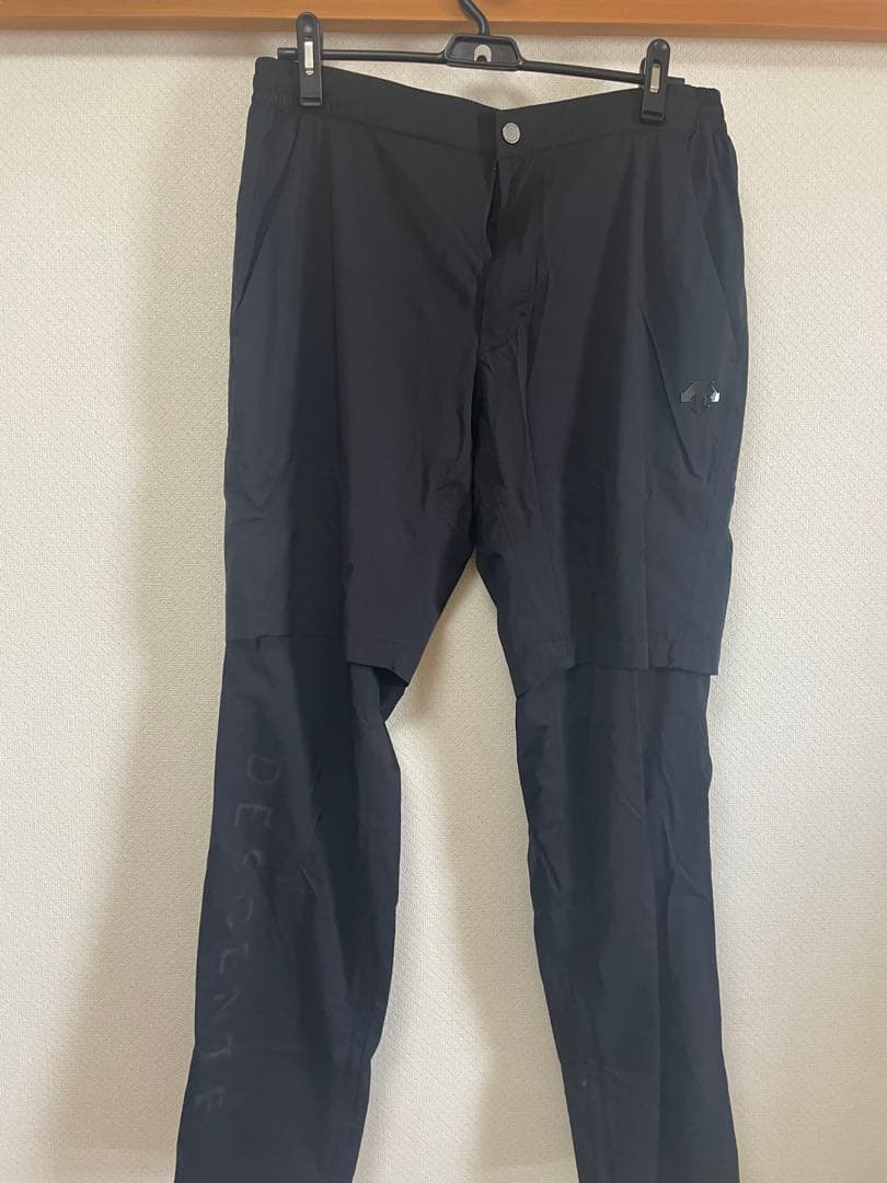 DESCENTE レインスーツ ブラック 上下セット