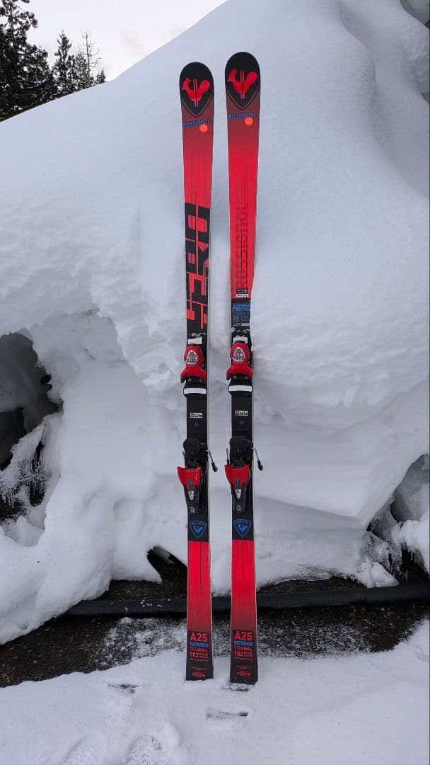 ROSSIGNOL A25 ATHLETE GS スキー 182cm レッド