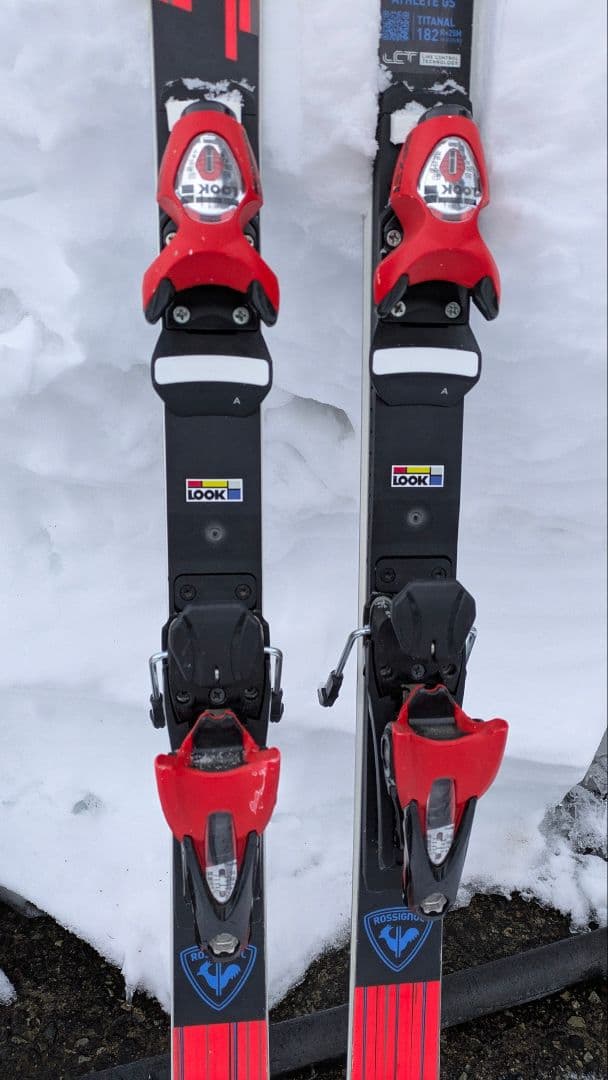 ROSSIGNOL A25 ATHLETE GS スキー 182cm レッド