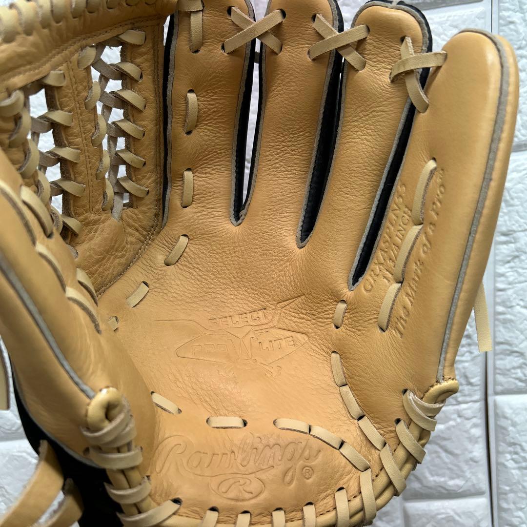 【美品】野球 グローブ 軟式 一般 内野手 外野手 Rawlings