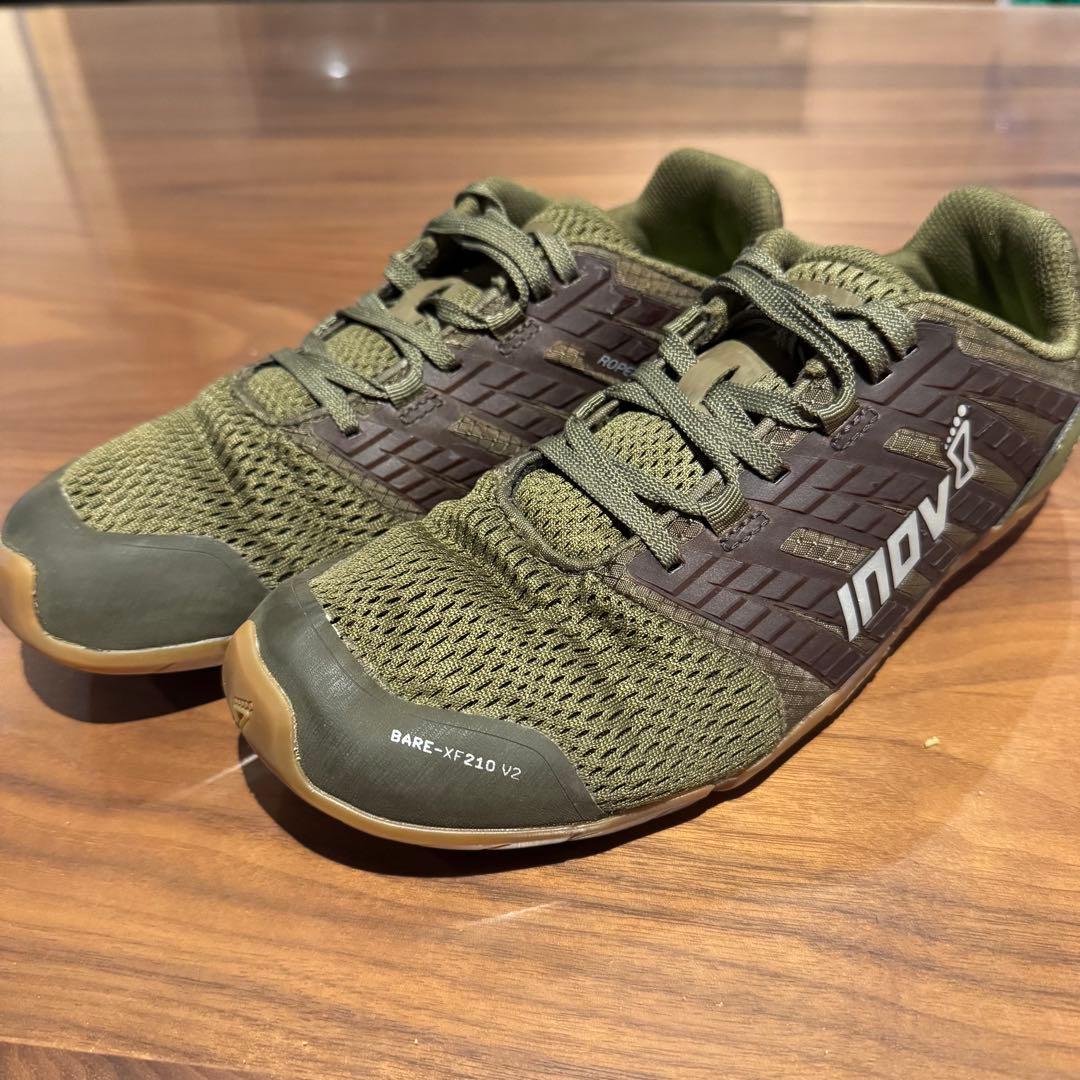 イノヴェイト inov-8 BARE-XF210 V2 カーキ　25.5cm