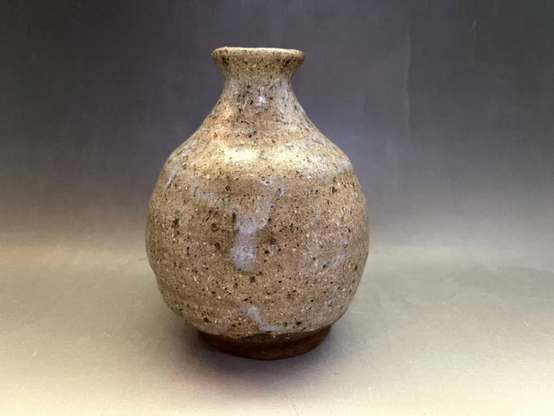 徳利■古唐津 コレクター収集品(江戸期)酒器名品 トックリ 一輪挿し 時代物骨董