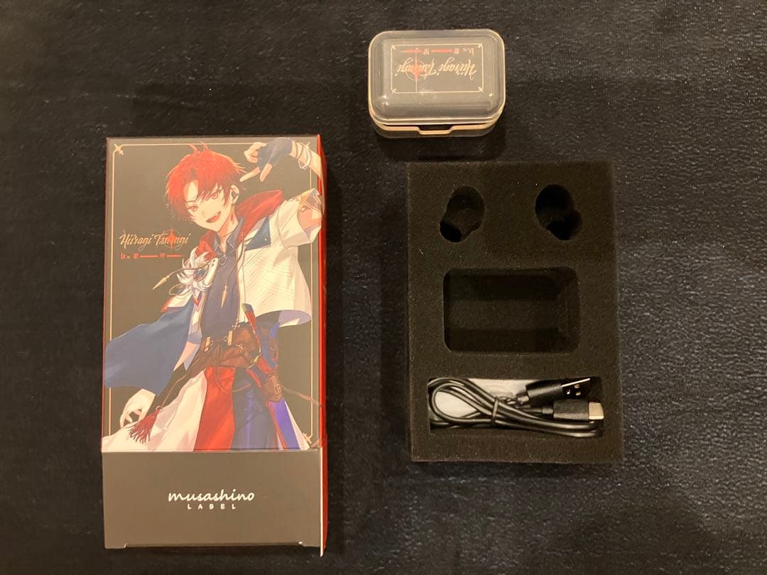 【ケース付き】柊ツルギ　ワイヤレスイヤホン