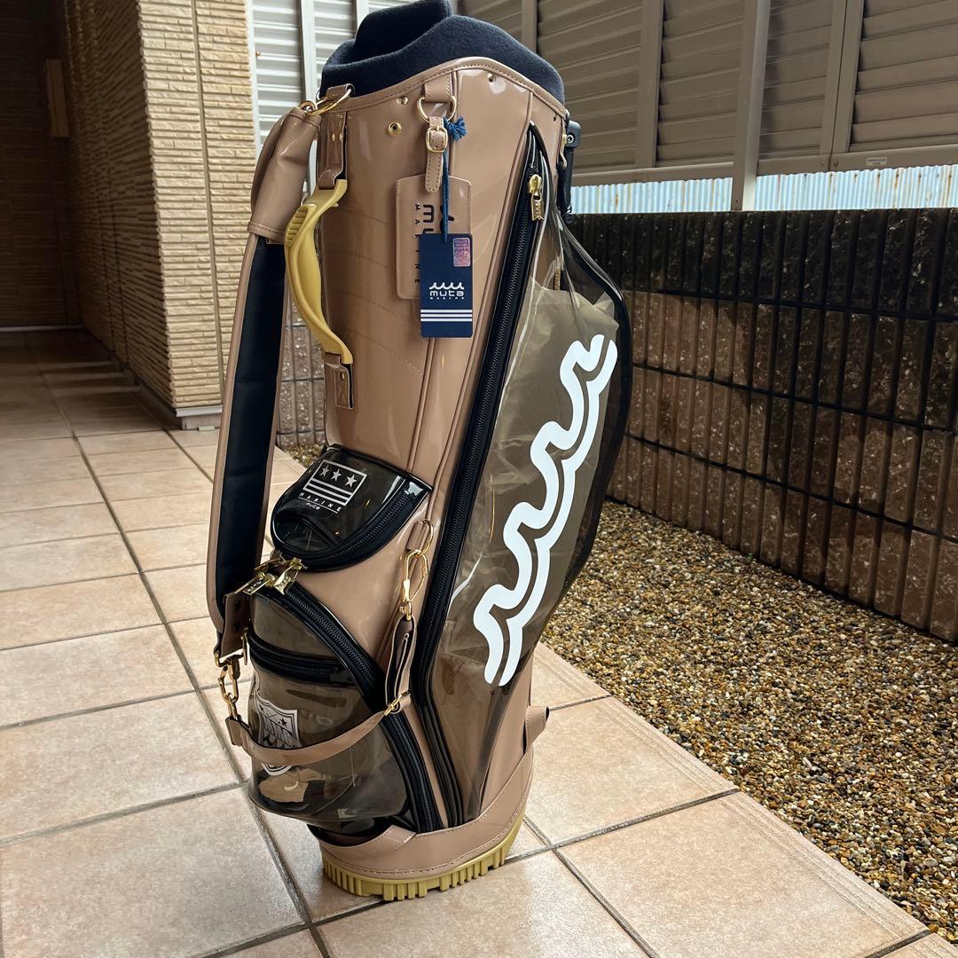 Muta ムータマリン　エナメル　クリアキャディーバック　8.5インチ