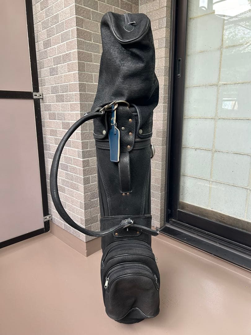 【希少】40年前海外購入 象革製ゴルフバッグ ※ヴィンテージ品
