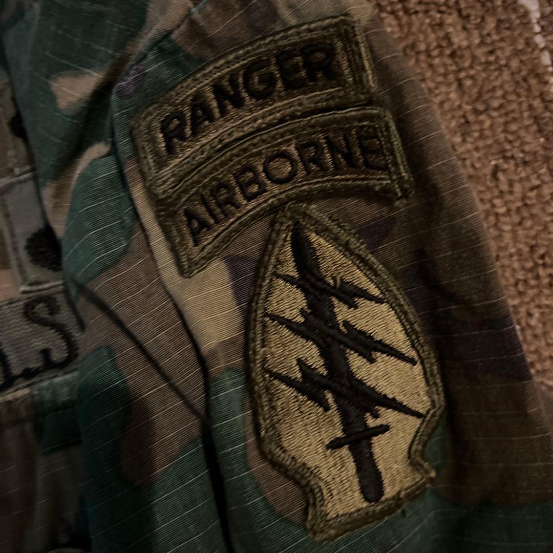 70年代80年代　U.S. ARMY 特殊部隊着用　迷彩ジャケット　フルパッチ