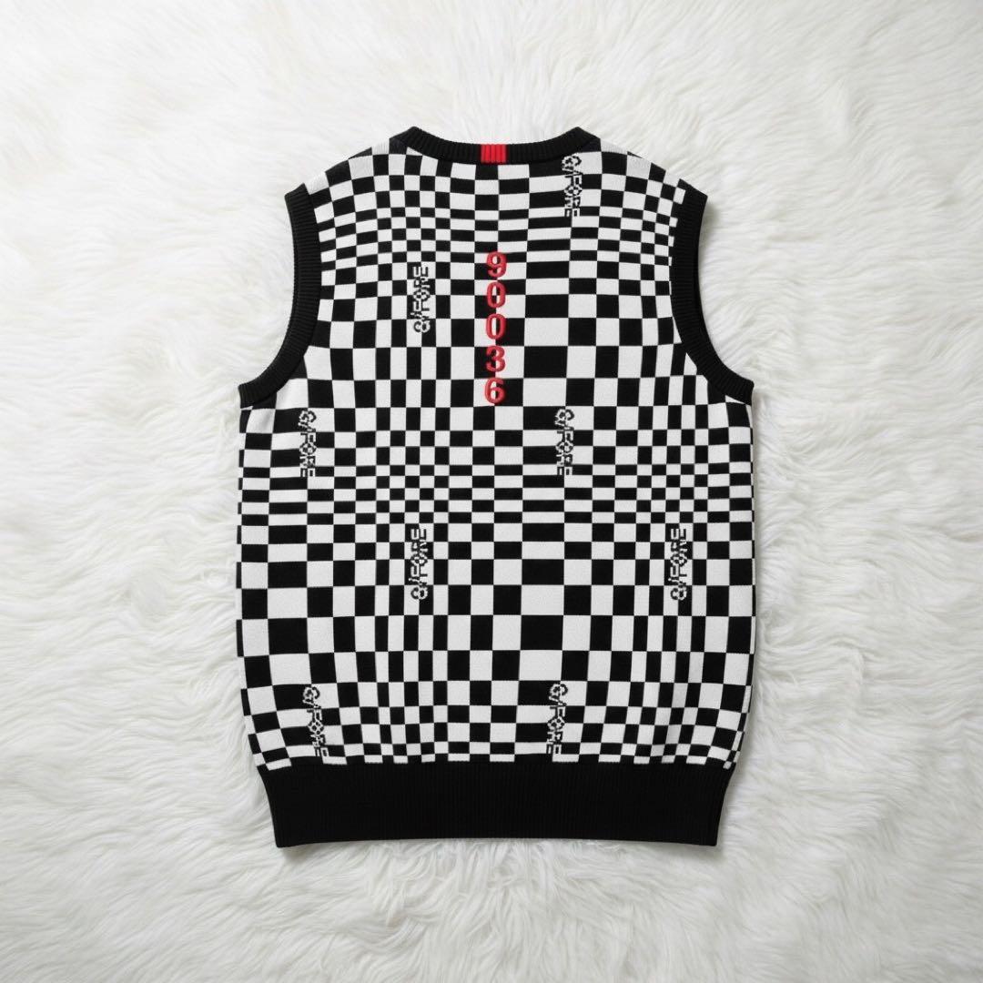 【美品￼￼】G/FORE レディース ジャガードニットベスト M サイズ￼