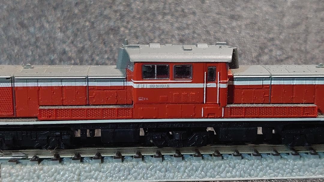 ロクハン Zゲージ DD51+国鉄14系 特急形客車 6両セット（室内灯取付済）