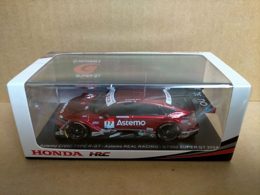 SPARK 1/43 スーパーGT Astemo CIVIC 塚越太田 2024