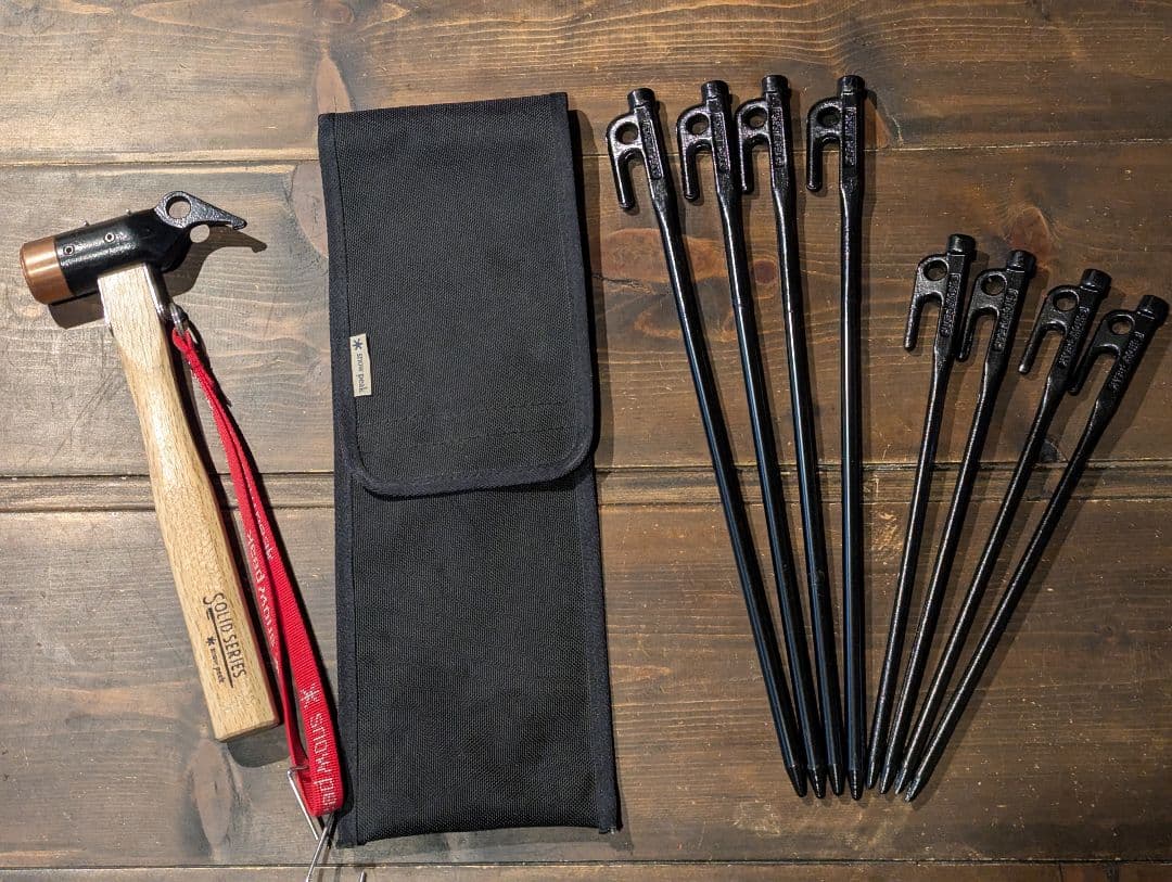 peak ハンマーペグセット　収納袋付き