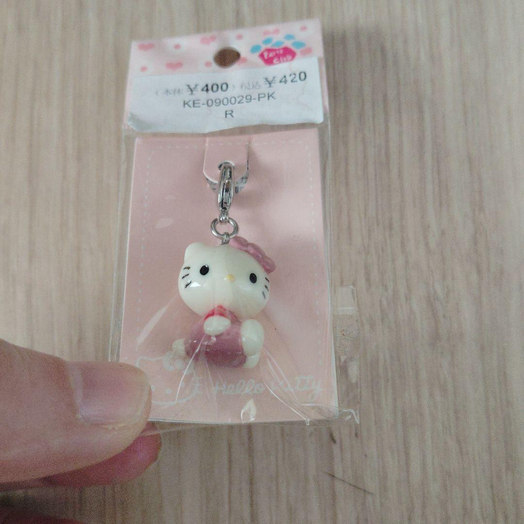 【希少品】レア♡ハローキティ ファスナーマスコット チャーム サンリオ2009年