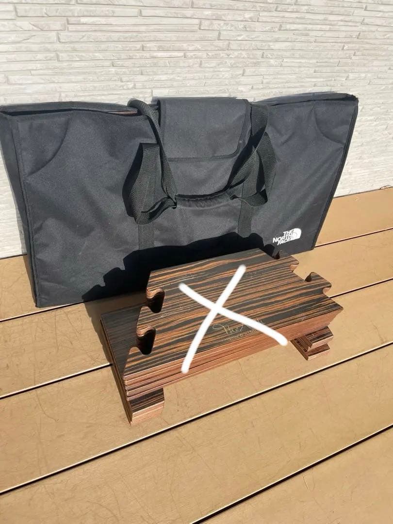 「TNFオールド加工」ノースフェイスTNFテーブル