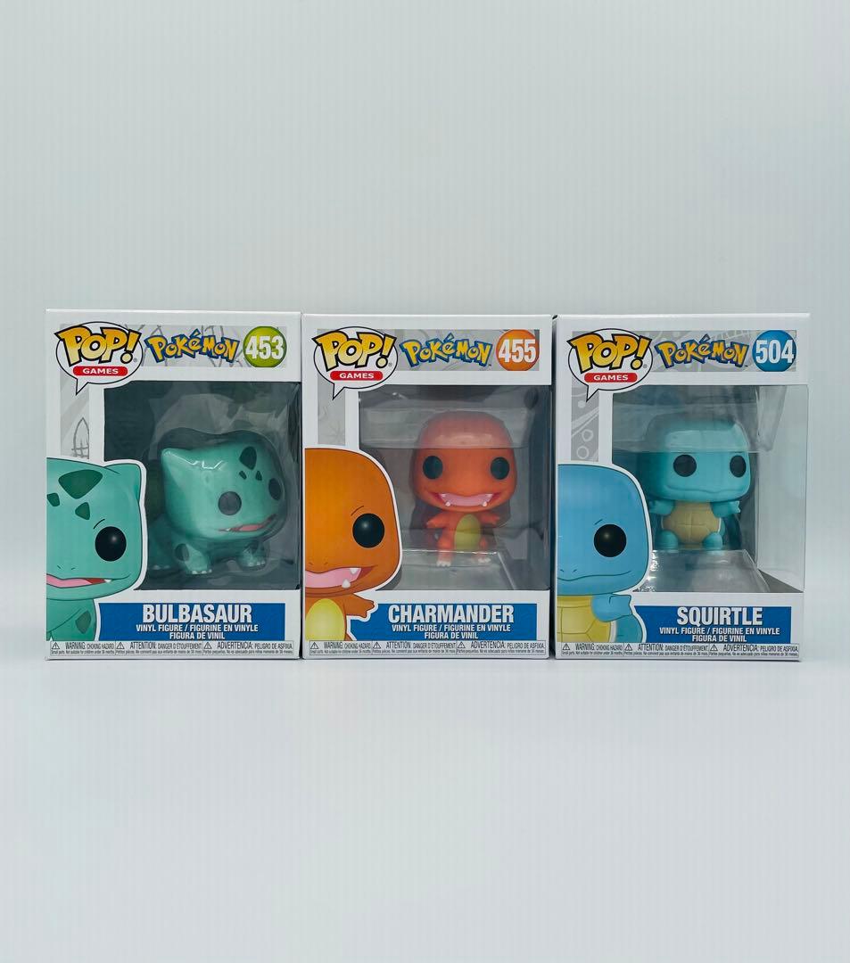 Funko Pop! ポケモン フシギダネ ヒトカゲ ゼニガメ 3点セット