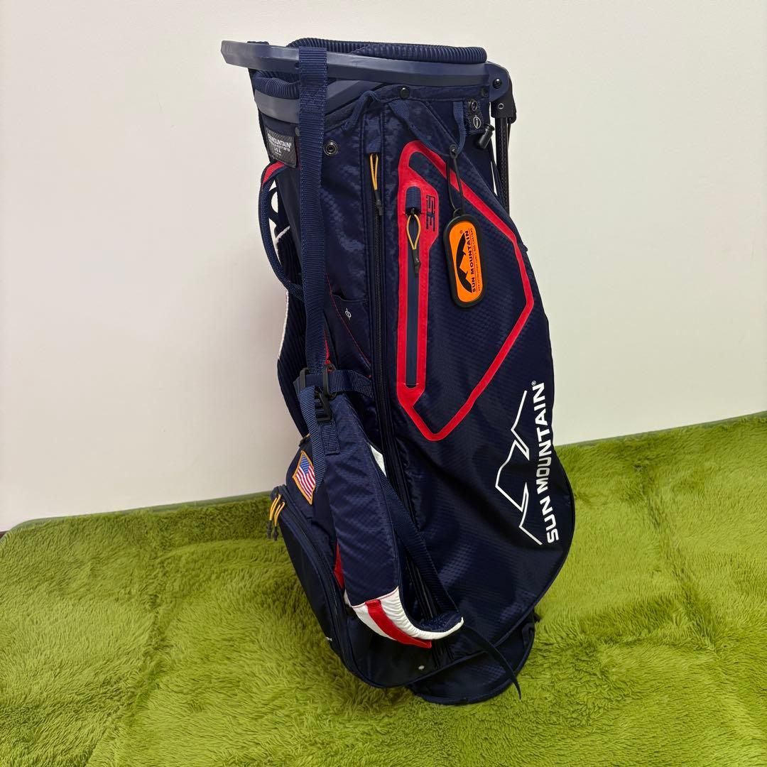 SUN MOUNTAIN ゴルフバッグ スタンドキャディバッグ　フード付き