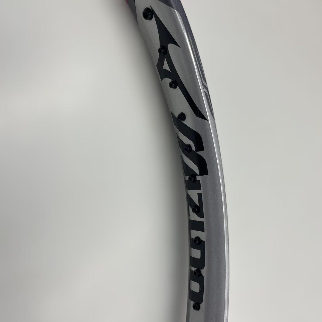 Mizuno 軟式 テニスラケット シルバー 後衛用向け 未使用品