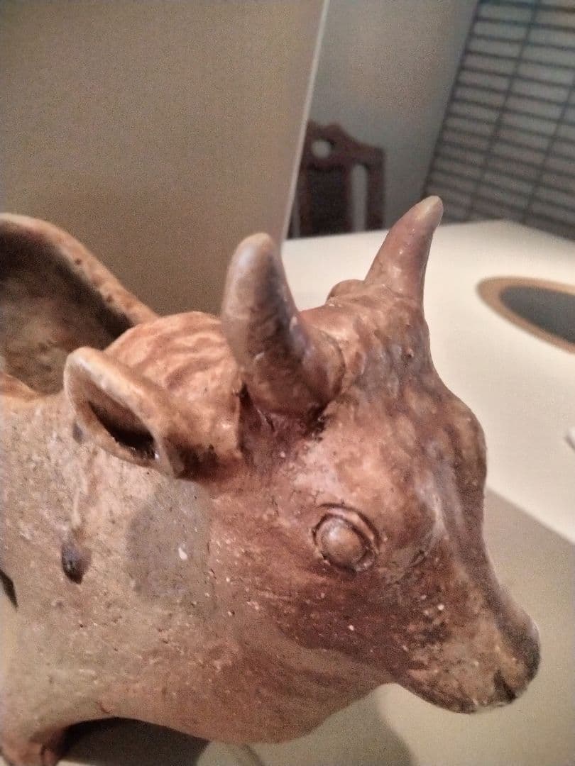 Bizen-yaki 備前焼　島村光　丑（良品）価格交渉出来ますので