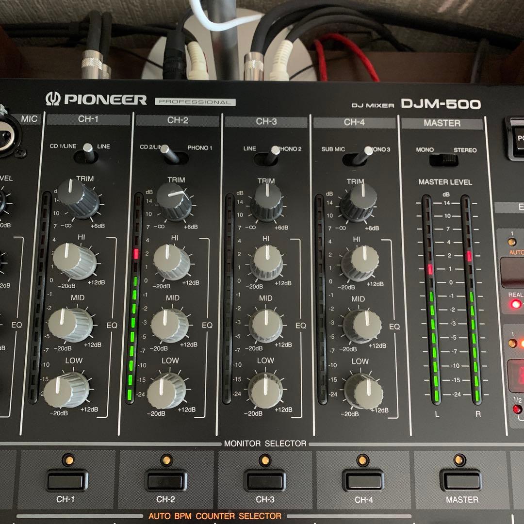 Pioneer パイオニア プロフェッショナルDJミキサー DJM-500 美品