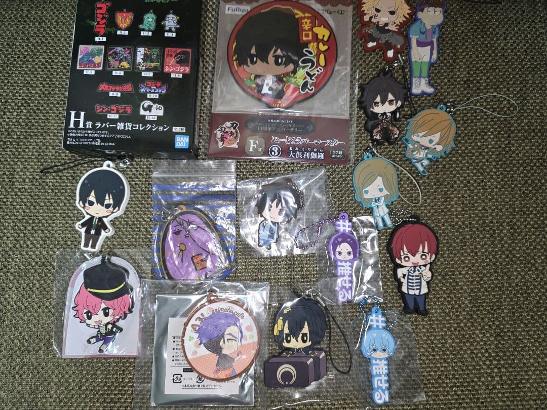 アニメ　ゲーム　ラバーグッズまとめ　400点