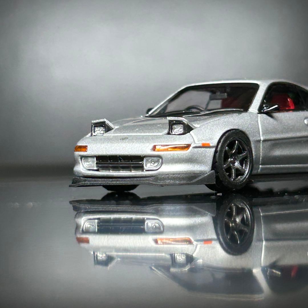 マイクロターボ PEAKO ピーコ 1/64 トヨタ　MR2 シルバー　開封品
