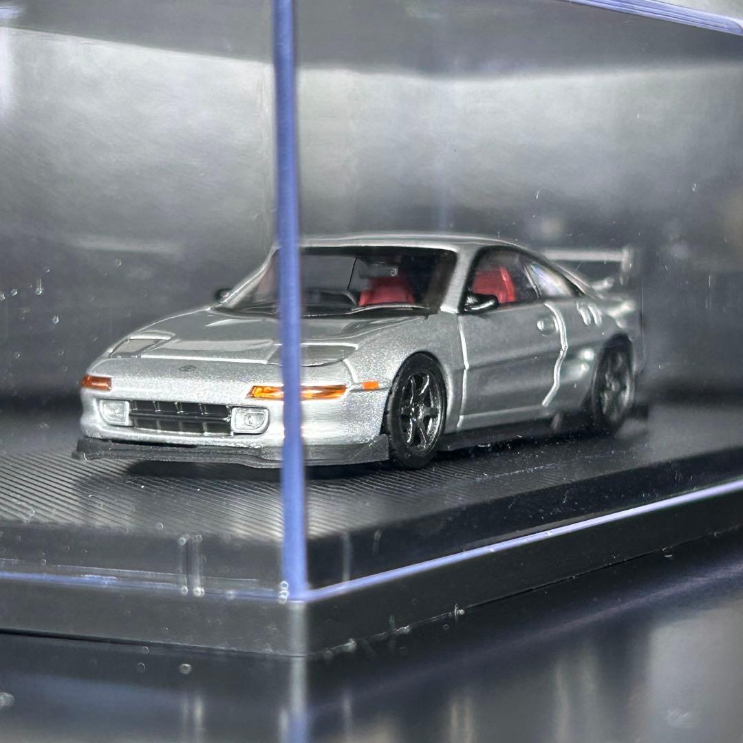 マイクロターボ PEAKO ピーコ 1/64 トヨタ　MR2 シルバー　開封品