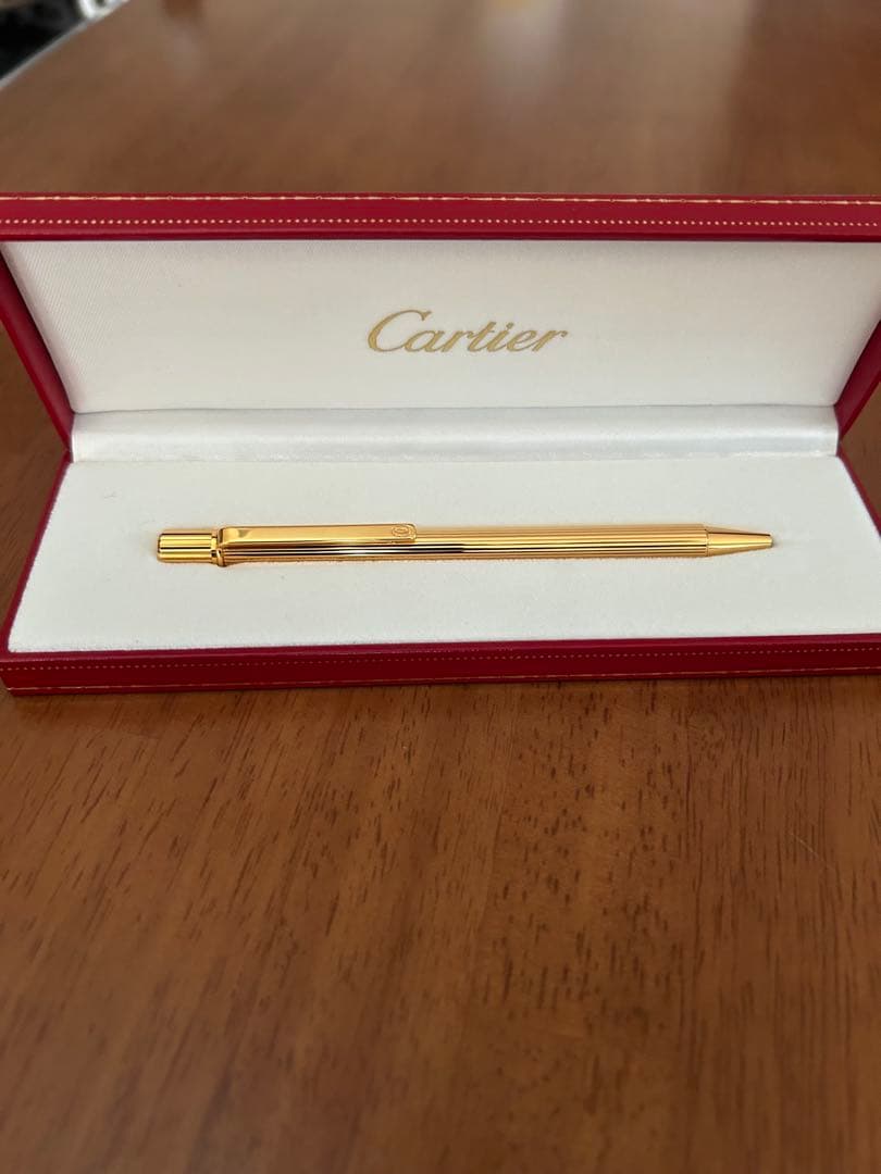 Cartier ゴールド ボールペン 専用ケース付き
