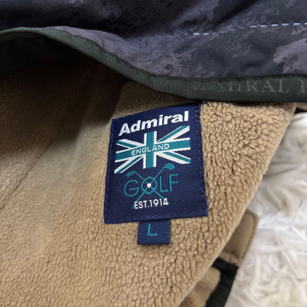 新品未使用 アドミラルゴルフ ベスト 中綿 ダウン ハイブリッド ジップ