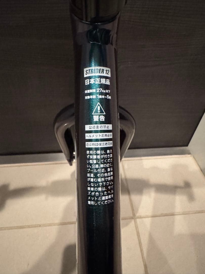 STRIDER Pro ストライダープロ 12インチ メタリックアクア