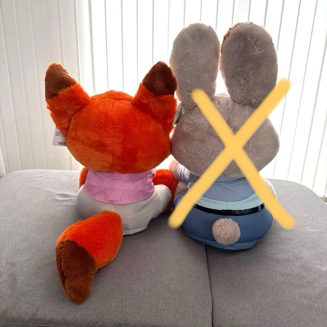 【新品未使用】ズートピア2 ニック・ジュディ ぬいぐるみセット