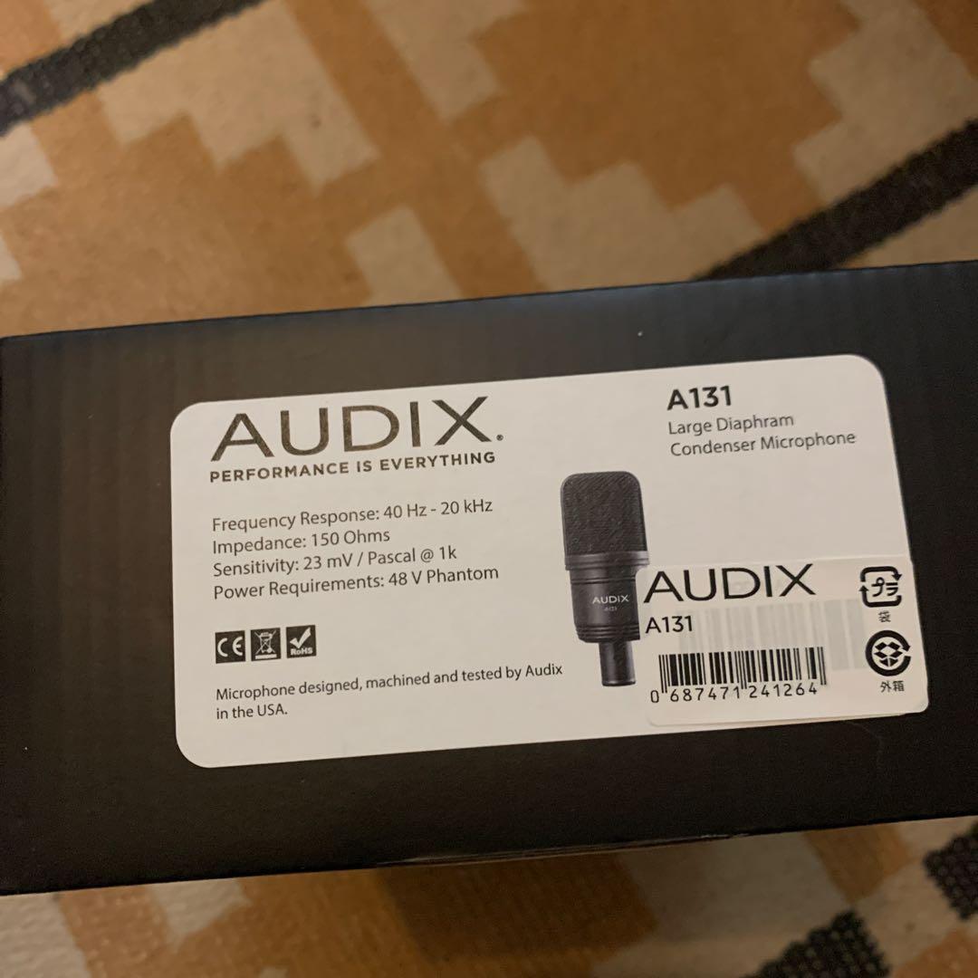 AUDIX A131 大ダイアフラムコンデンサーマイク
