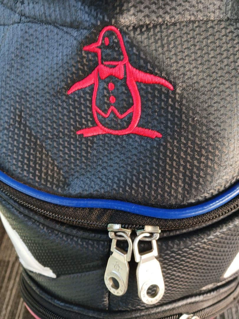 【希少】 おしゃれなトラベルカバー付　Munsingwearキャディバッグ