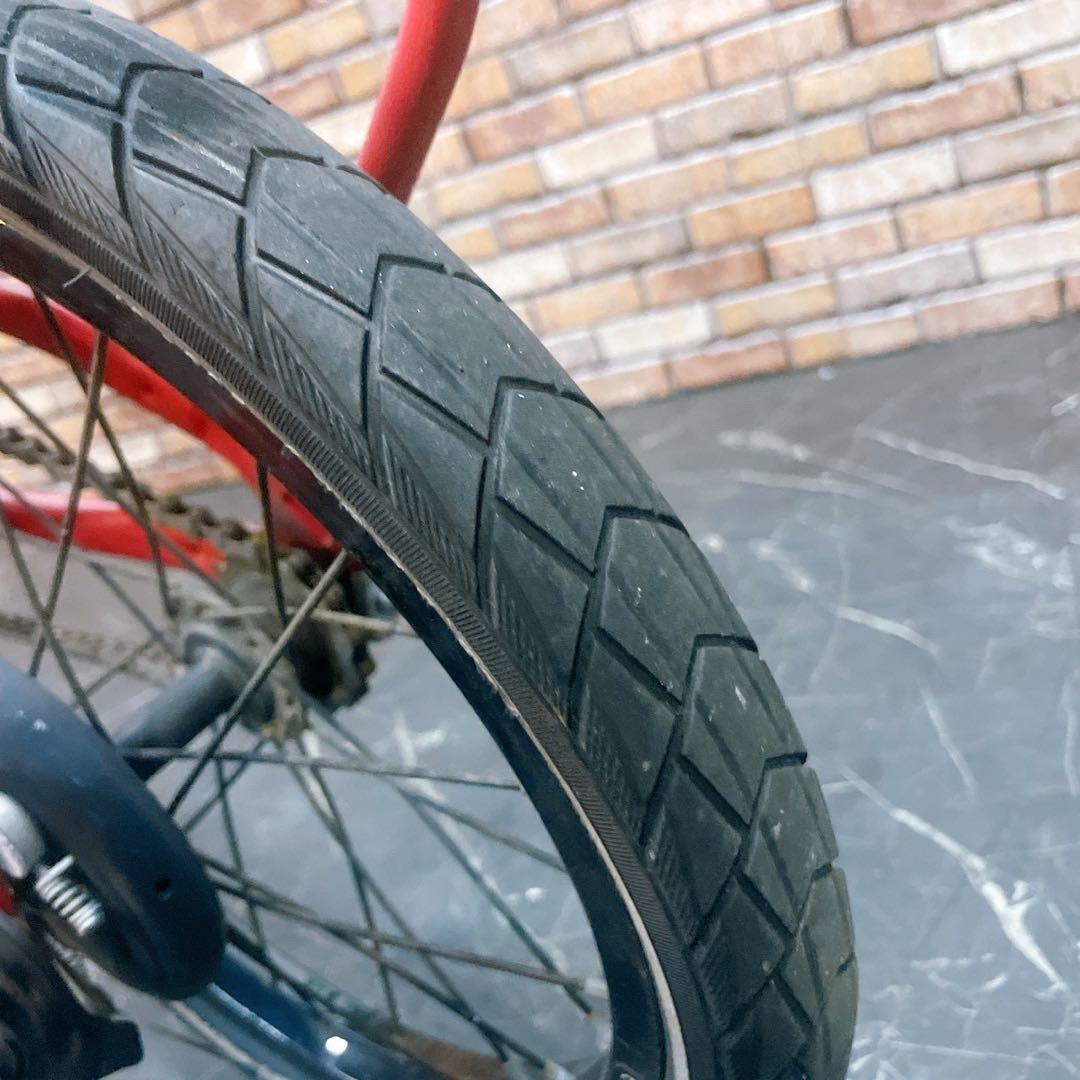 【29】折りたたみ自転車 折車 Emergency bike レッド