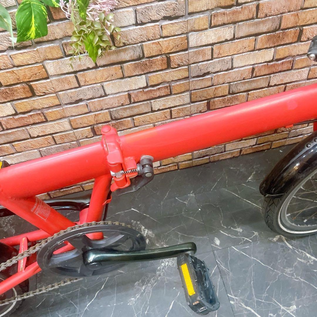 【29】折りたたみ自転車 折車 Emergency bike レッド