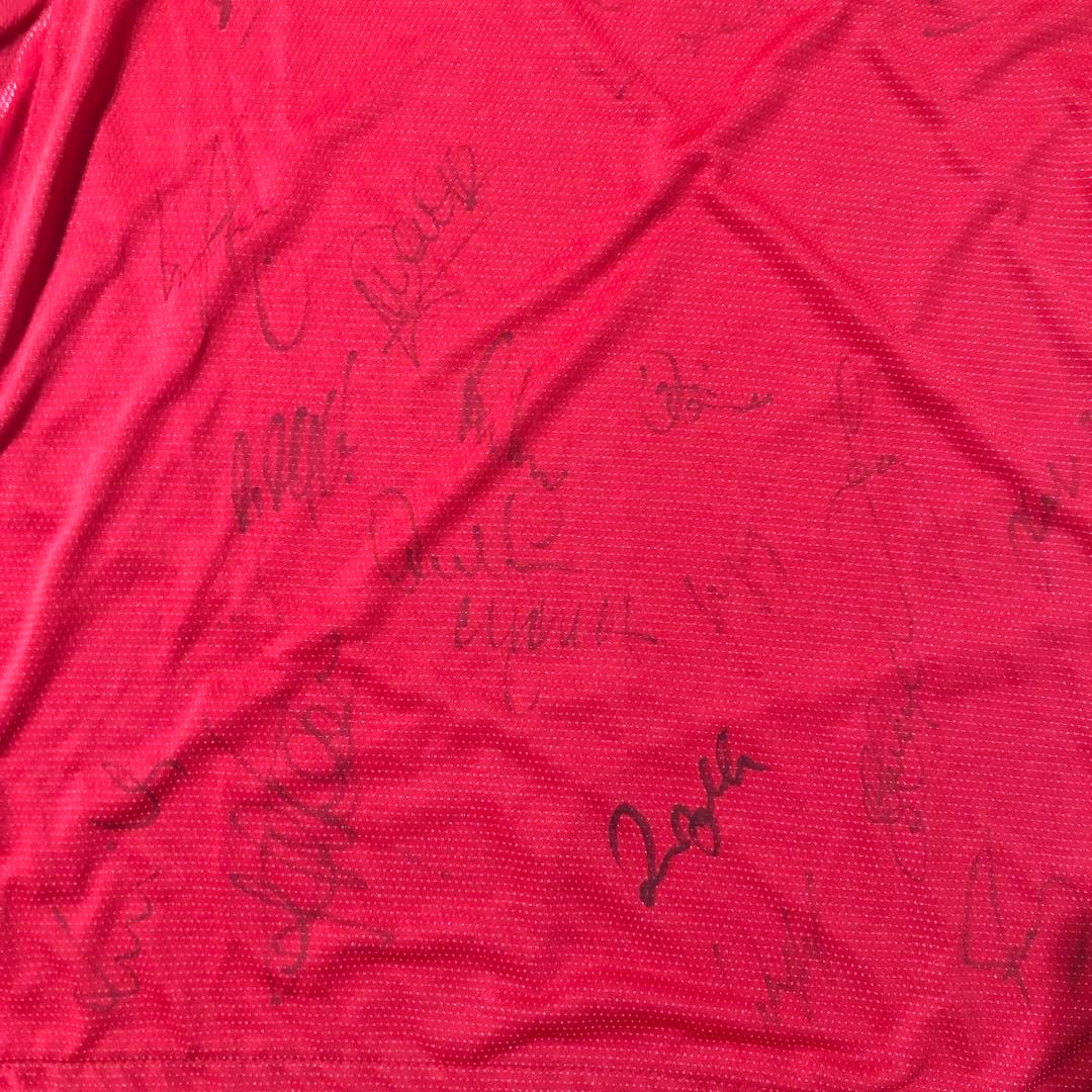 2004年イングランド代表ユニホーム　サイン入り