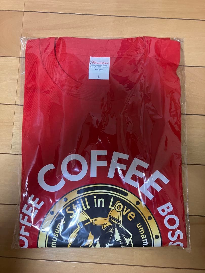 ボスコーヒー Tシャツ L 赤