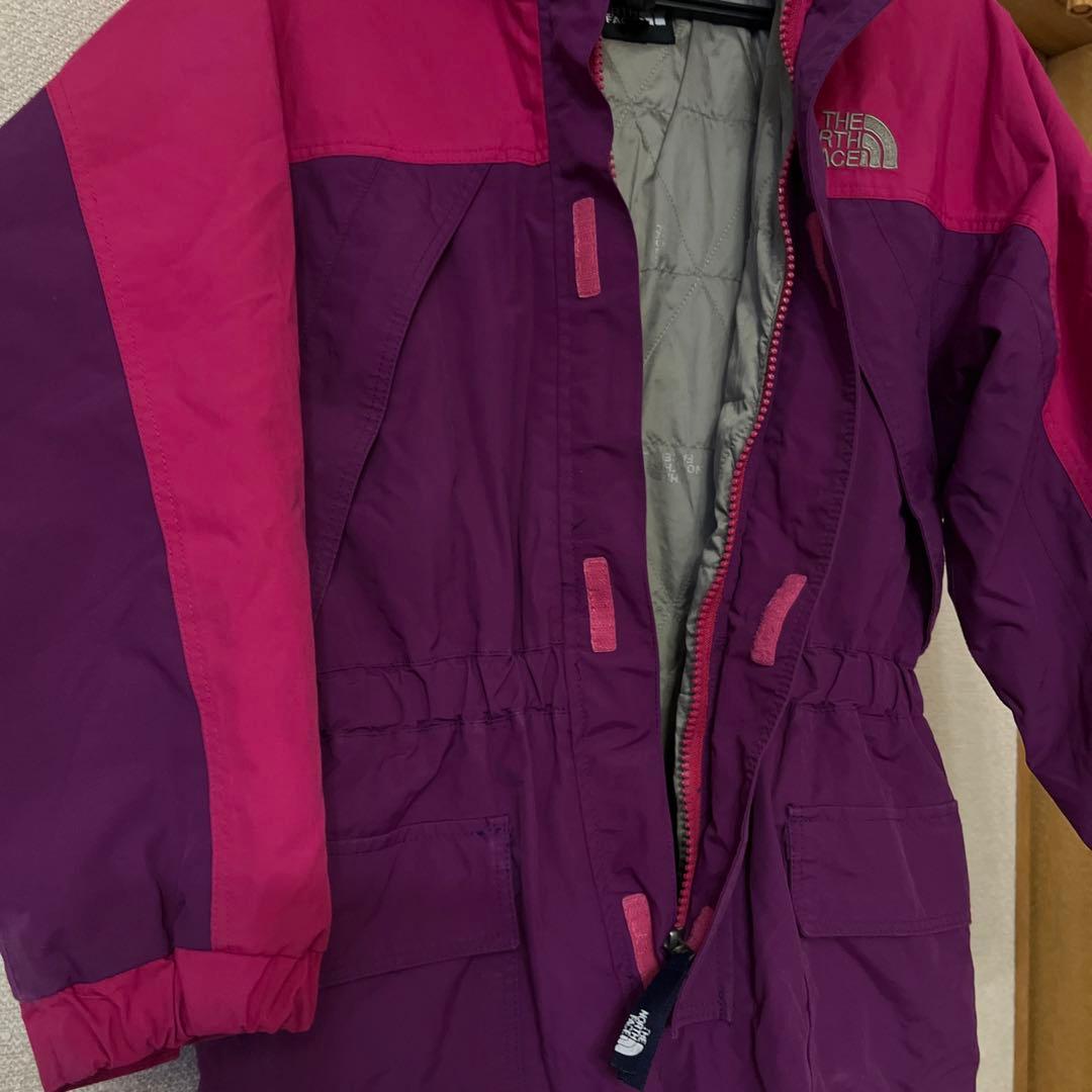 THE NORTH FACE 子ども用 ジャンプスーツ 紫/ピンク