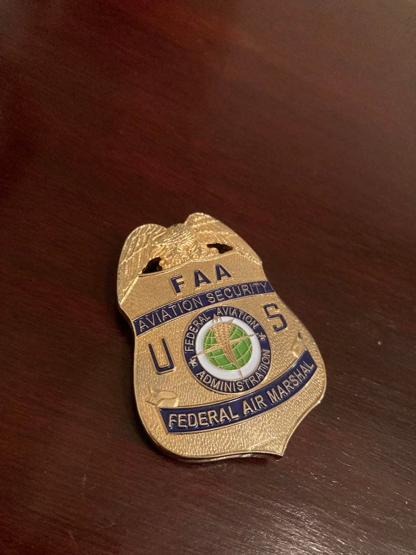 実物 FAAフェデラル エアマーシャル バッジ