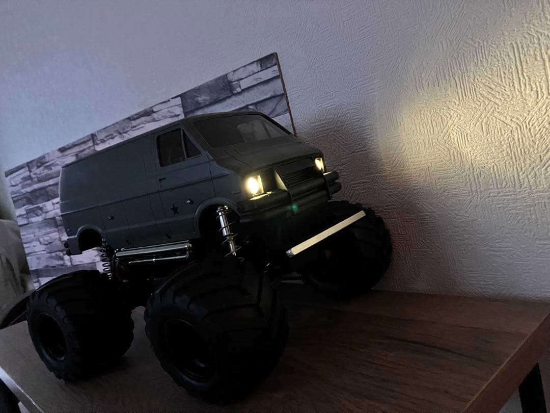 TAMIYA ランチボックス　遊び心ミリタリー風　CW-01シャーシ