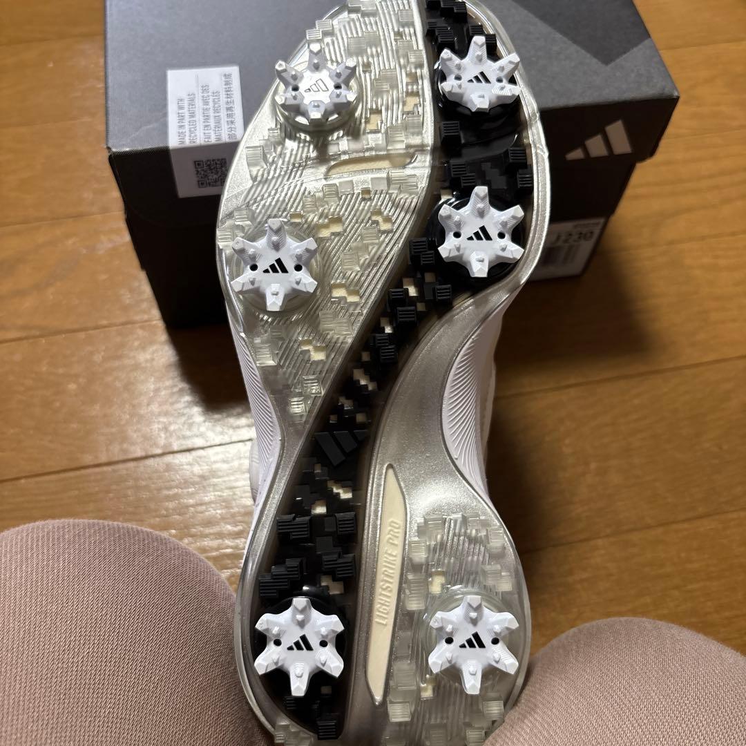 アディダス　レディース　ゴルフシューズ　ダイヤル式　２３cm