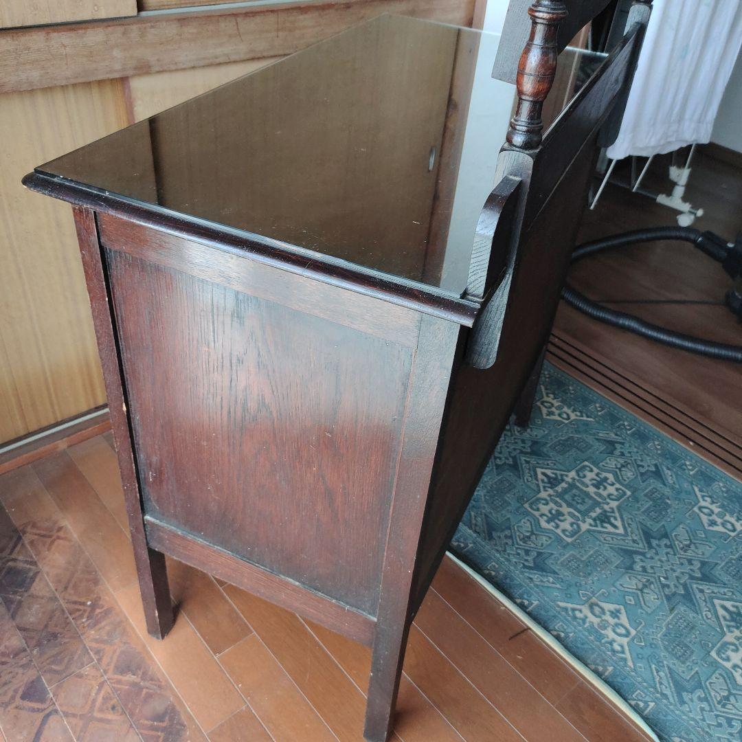 アンティーク風　鏡台　ドレッサー　収納箪笥