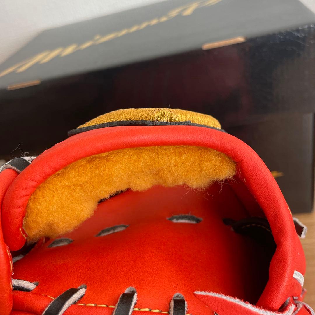 ミズノプロ　硬式用　グラブ　内野　グローブ　高校野球対応　湯もみ済み