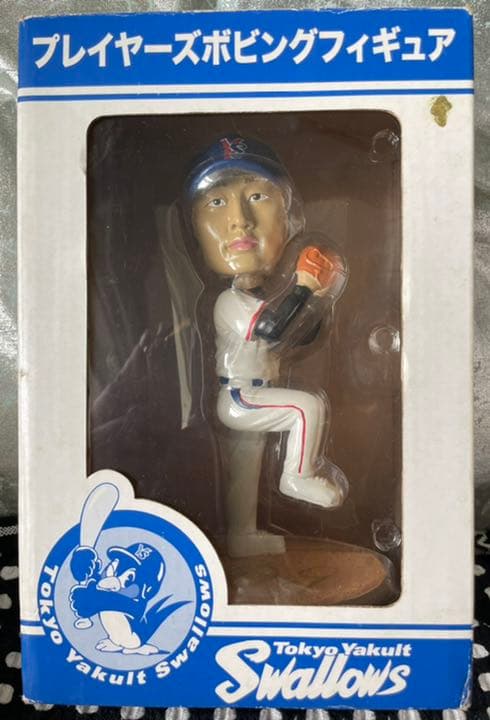 サイン入りスワローズ石川雅規投手1,000イニング達成記念ボブルヘッド人形
