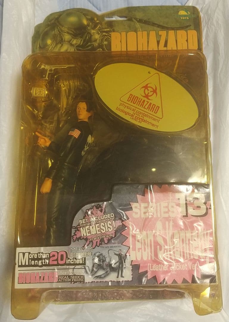 未使用】バイオハザードレオン(革ジャンver.リアルショックアクションフィギュア